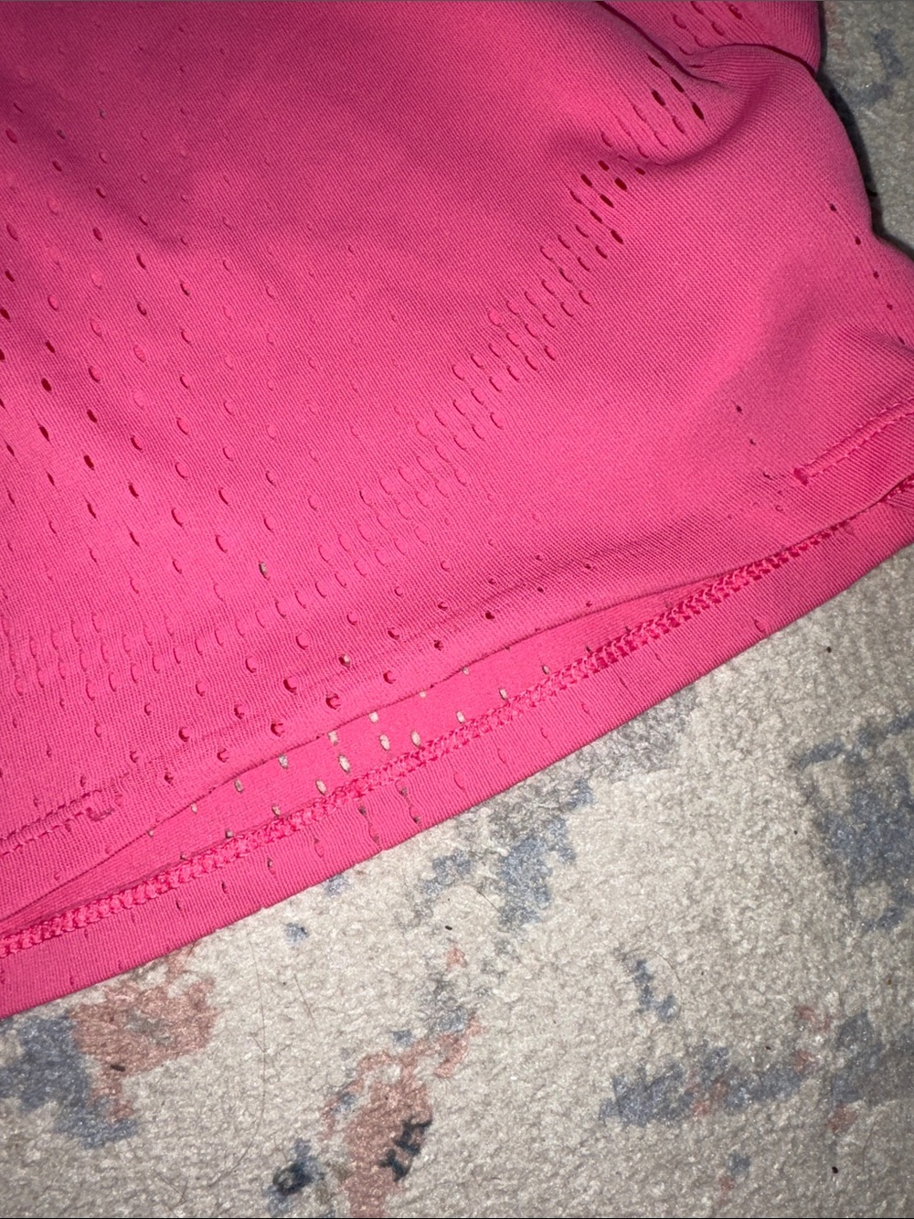 Nike Dri-Fit/Adv Hot Pink Perforated Racerback Crop Tank size xs - Picture 7 of 7